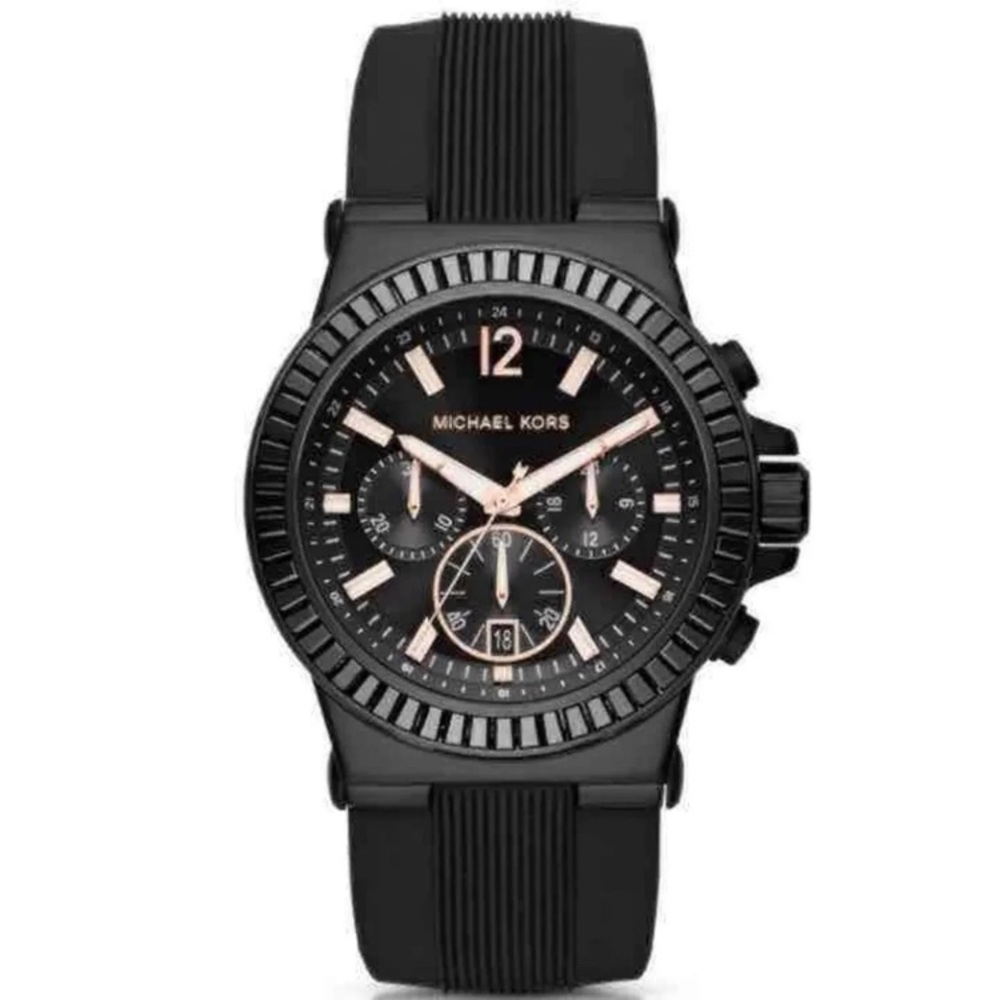 Black Michael Kors watch- oversized Dylan
